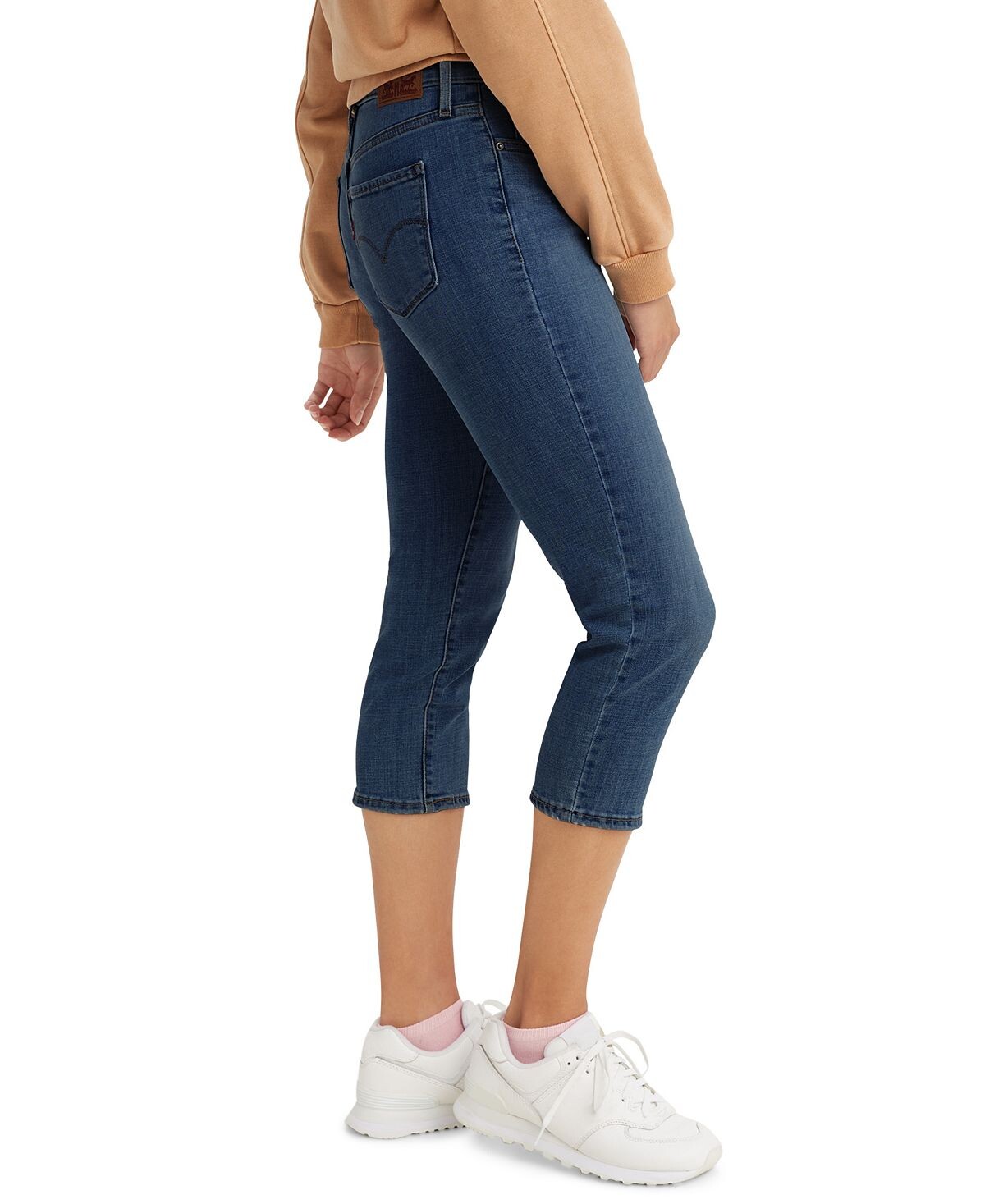 Формирующие обтягивающие брюки-капри Levi's, мульти — фото 4