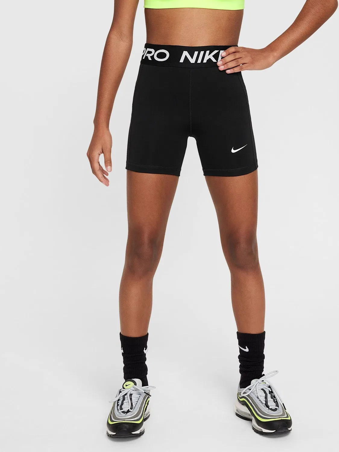 Шорты Nike Pro 3 дюйма с защитой от протеканий, Black