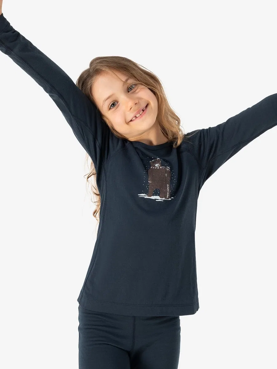 Функциональная футболка с длинным рукавом BENNIE BEAR175 Super.Natural, синий — фото 4