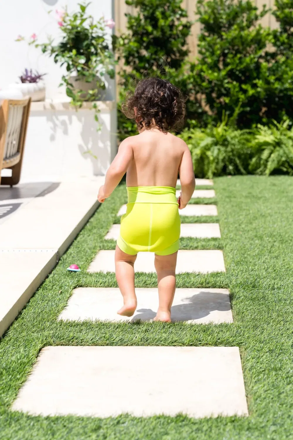 Детский многоразовый плавательный подгузник Happy Nappy Splash About, Lime — фото 3