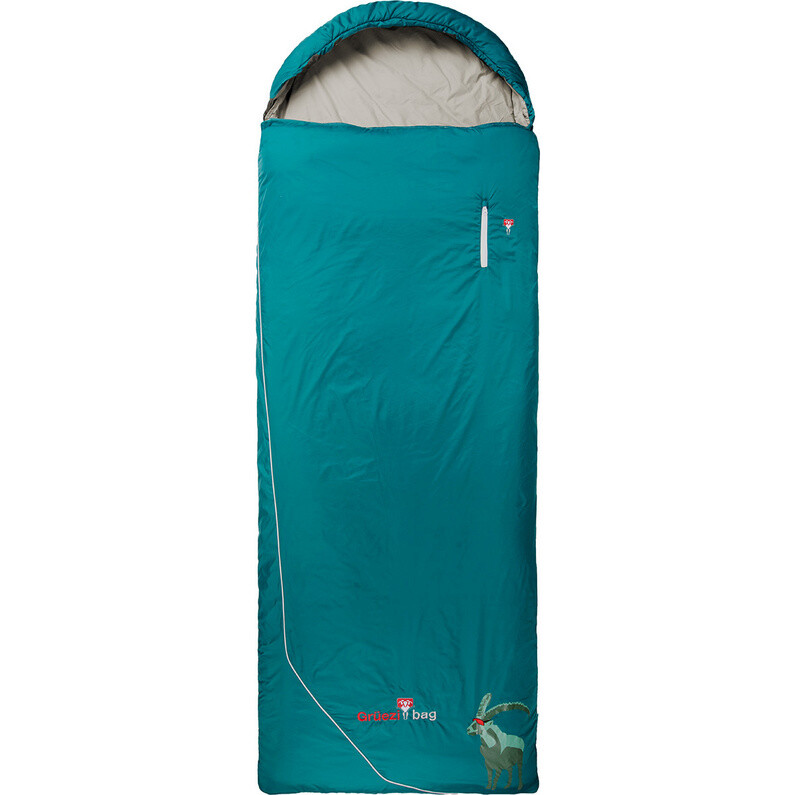 

Спальный мешок Biopod Wool Goaß Comfort Grüezi Bag, бирюзовый