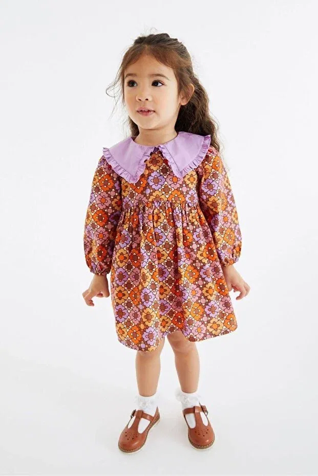 Детское платье для девочек хлопковое Kidsrainbow, Multicolor