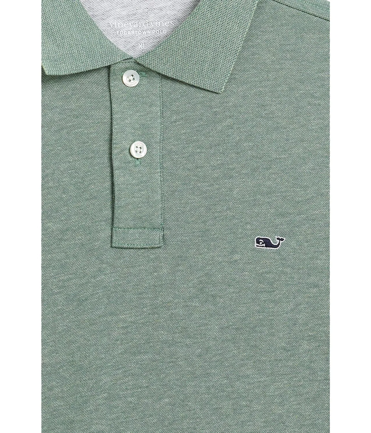 Поло Edgartown Pique (для малышей/детей постарше) Vineyard Vines Kids, Olive Dusk — фото 3