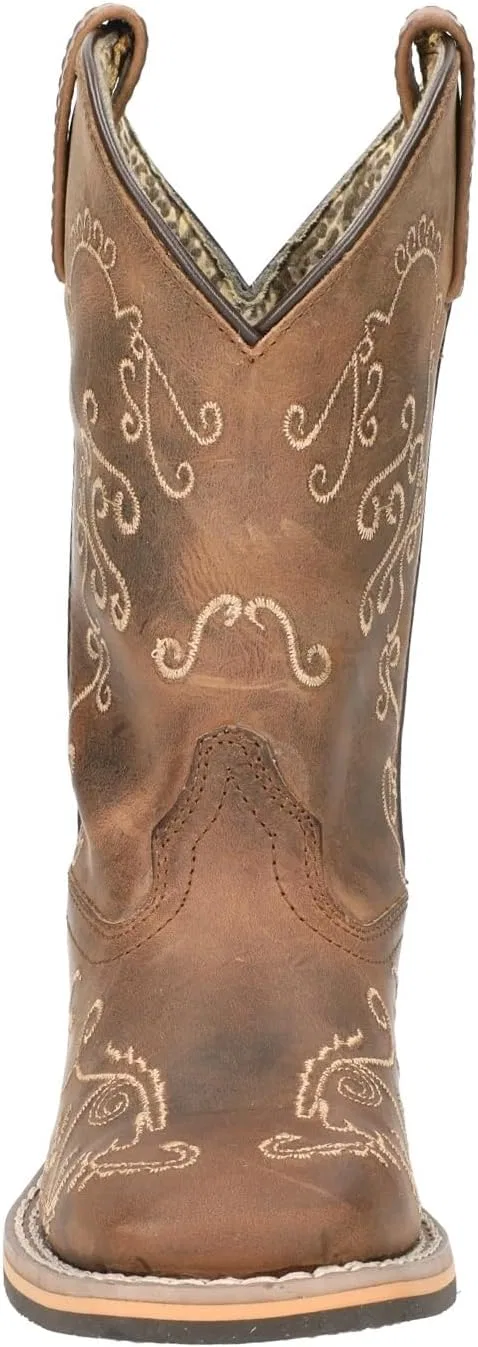 Детские сапоги в стиле вестерн Marilyn Smoky Mountain Boots, Brown Waxed Distress — фото 2