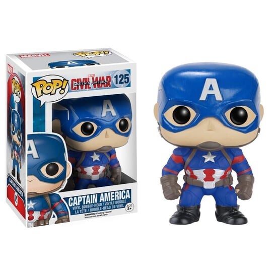 

Funko POP! Марвел, коллекционная фигурка, Гражданская война, Капитан Америка