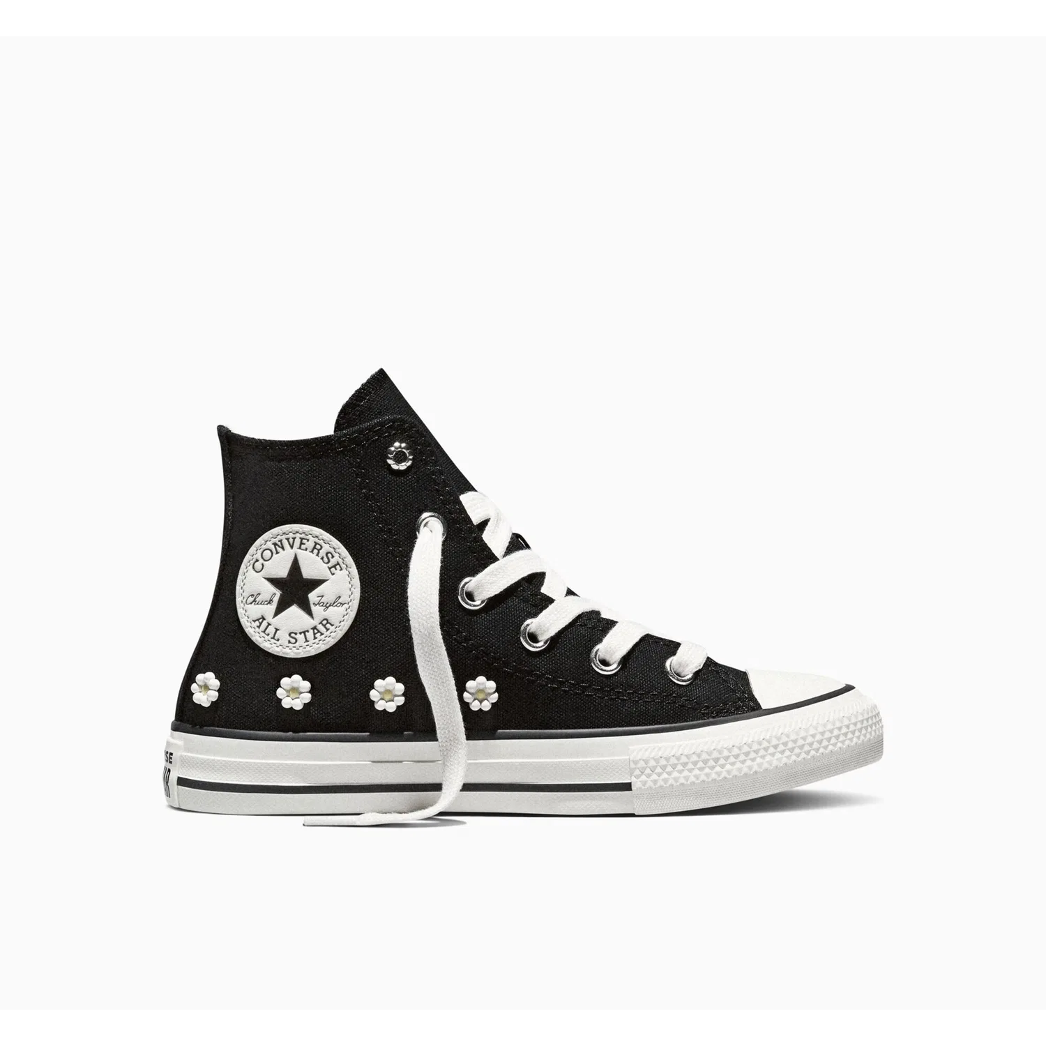 Детские кеды с шнуровкой Chuck Taylor All Star Converse, Black/Vintage White/Black