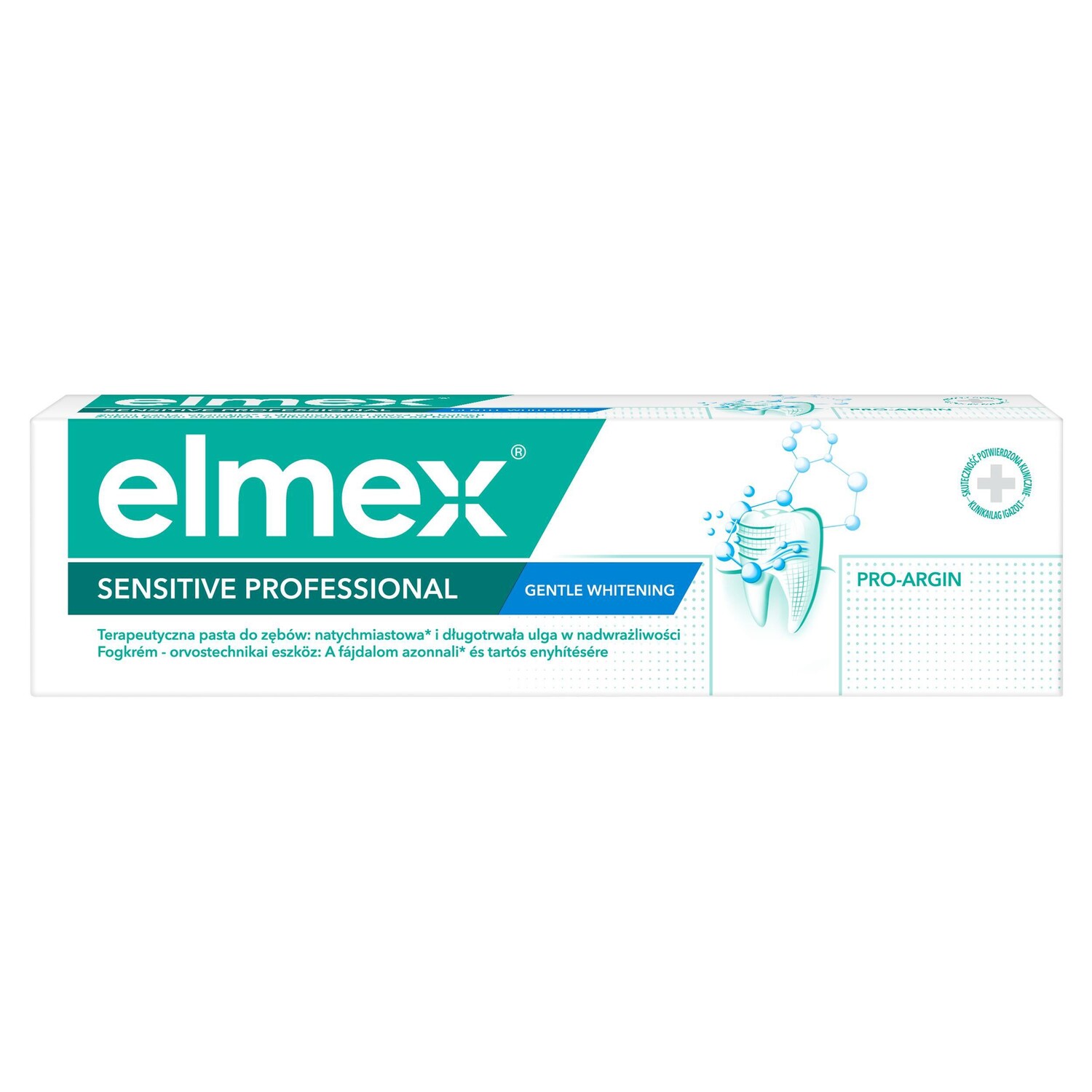 Elmex Sensitive Professional Gentle Whitening мягко отбеливающая зубная паста, 75 мл — фото 3