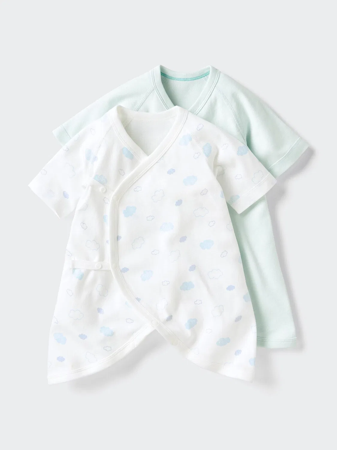 Боди Uniqlo, комплект из двух предметов, светло-зеленый