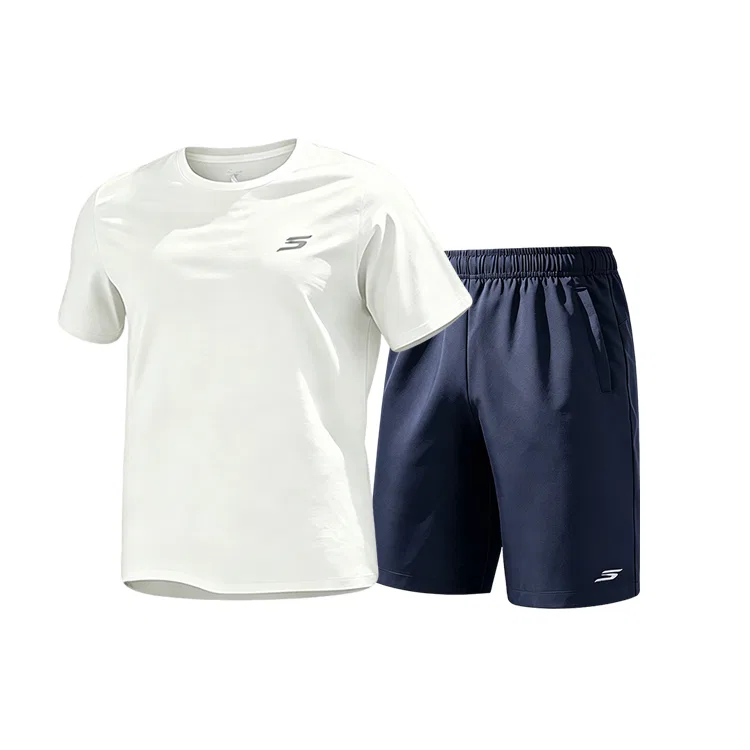 Детский комплект спортивной одежды с круглым вырезом Casual Sportswear Skechers