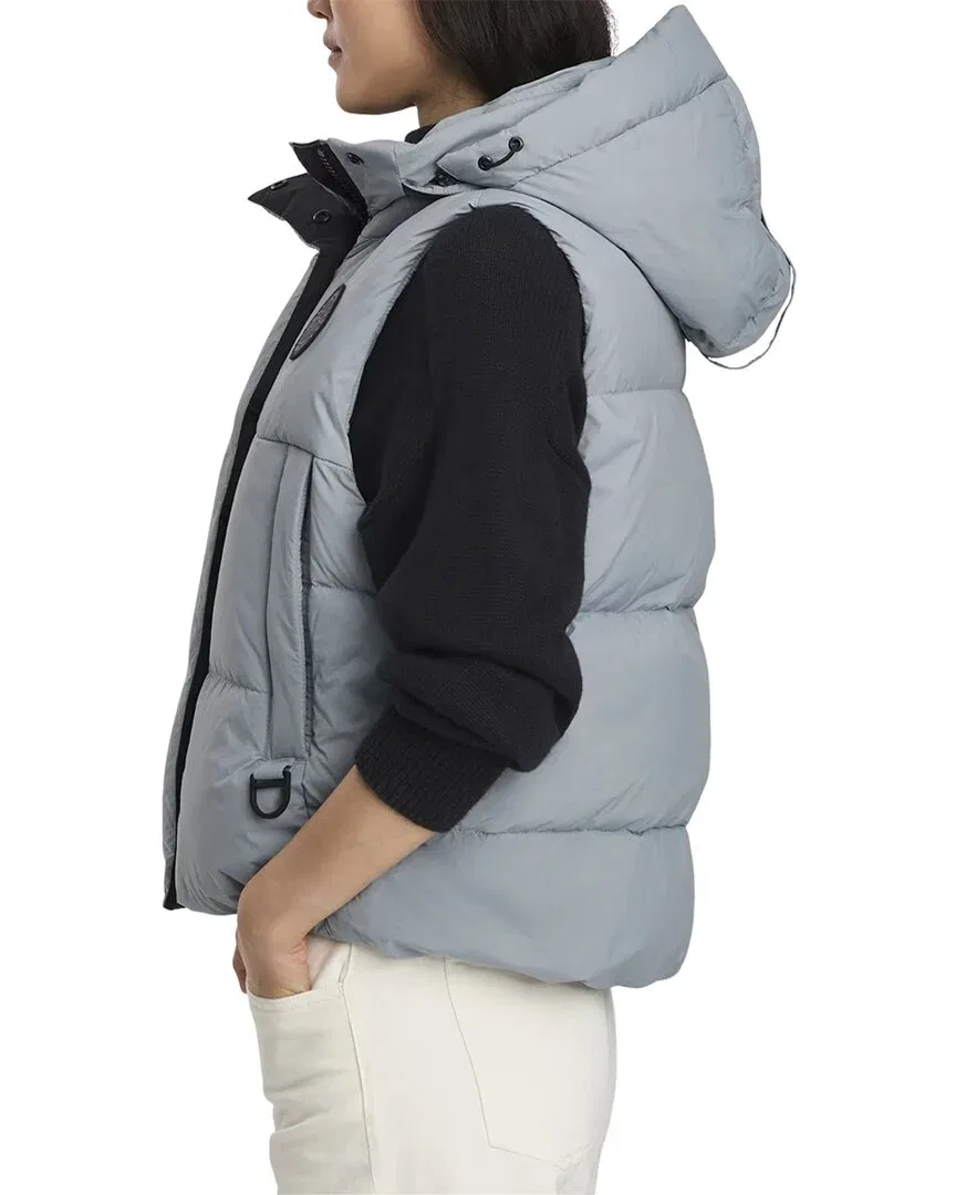 Женский пуховый жилет без рукавов Canada Goose Junction Black Label, синий — фото 3