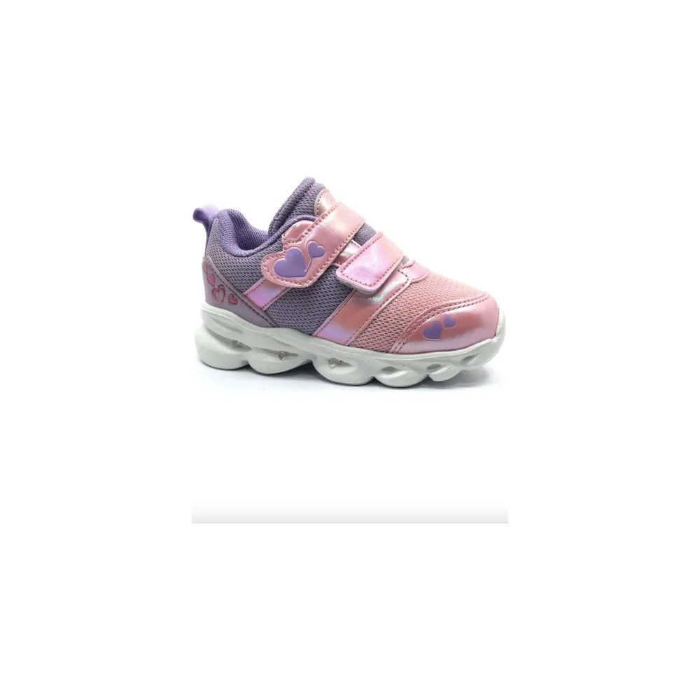 Детские спортивные кроссовки с подсветкой и липучками Cool C.caty — фото 2