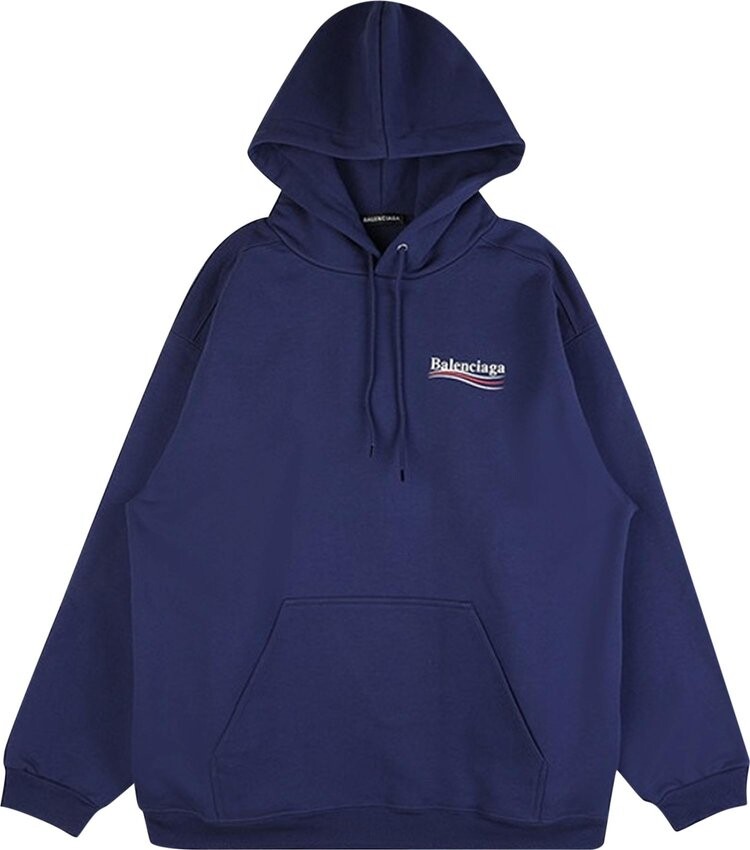

Худи Balenciaga Political Campaign Hoodie 'Navy', синий