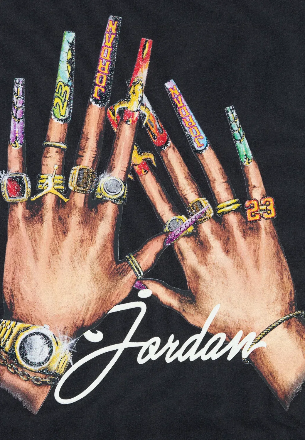 Wj - футболка с принтом Jordan, Off Noir — фото 3