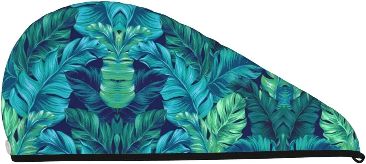 Шапочка для душа COMAAM, 64x26 см, Tropical Palm Leaves