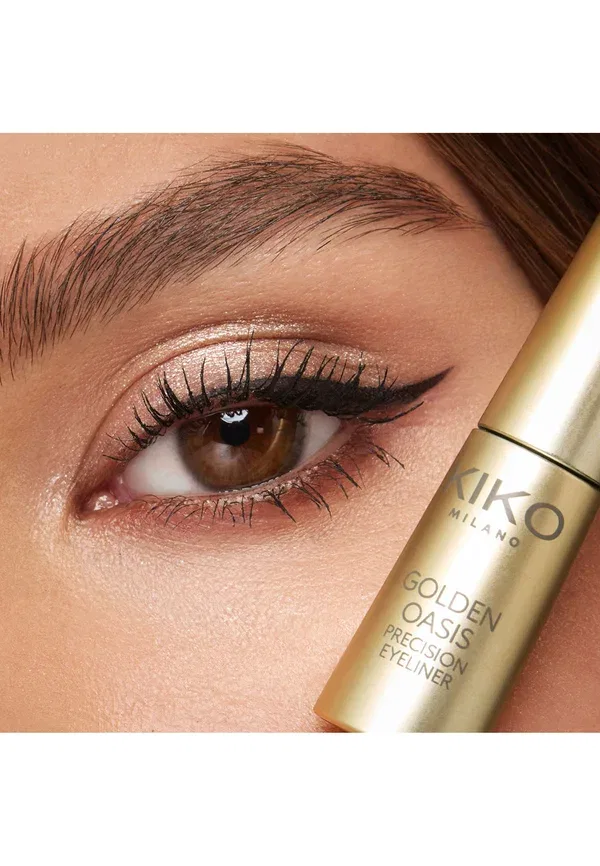Подводка для глаз Golden Oasis Precision Eyeliner - подводка для глаз 2.5 мл Kiko Milano, цвет jet black — фото 4