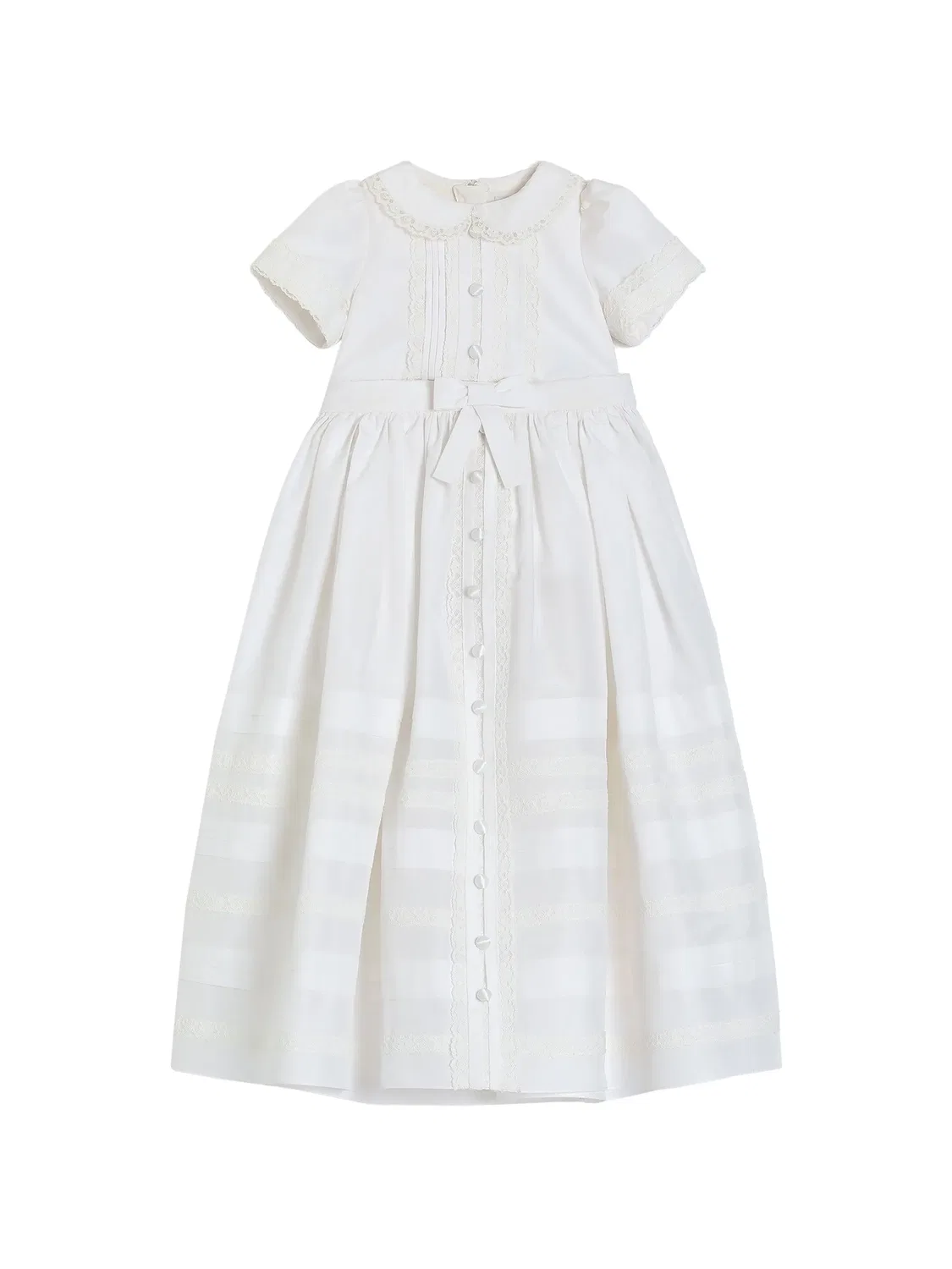 Платье из тафты Dolce & Gabbana Kids, белый