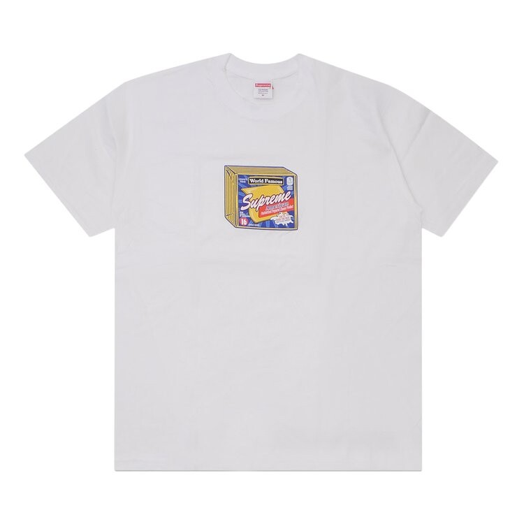 

Футболка Supreme Cheese Tee 'White', белый