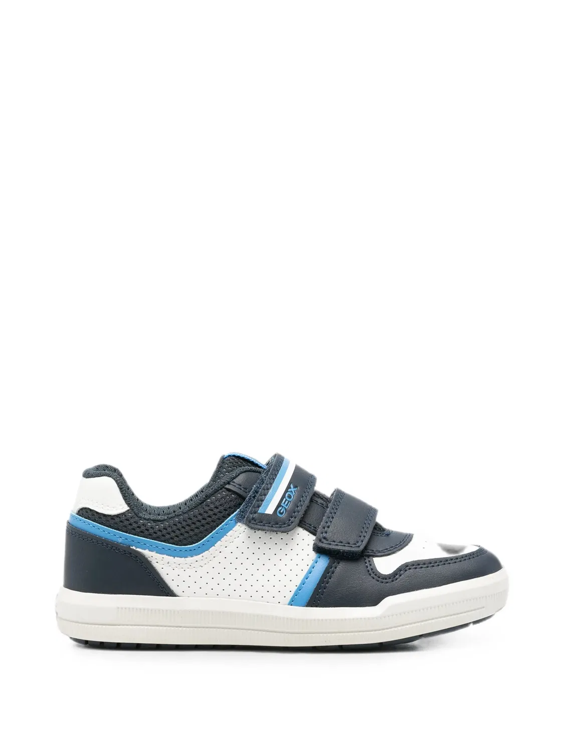 Кроссовки на липучках с перфорацией Geox Kids, синий