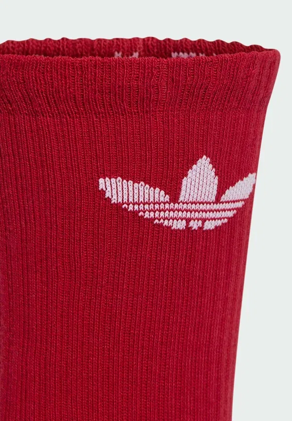Комплект из 6 пар носков Crew унисекс Adidas Originals, зеленый/бордовый — фото 3