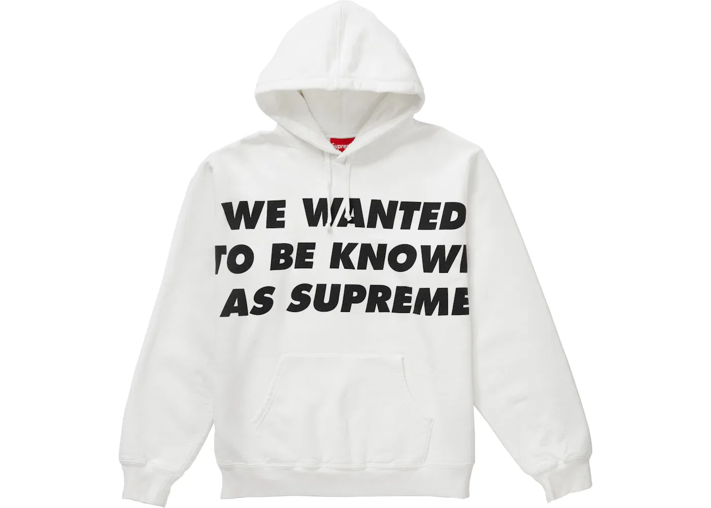 Мужская худи Hooded Sweatshirt Supreme, White