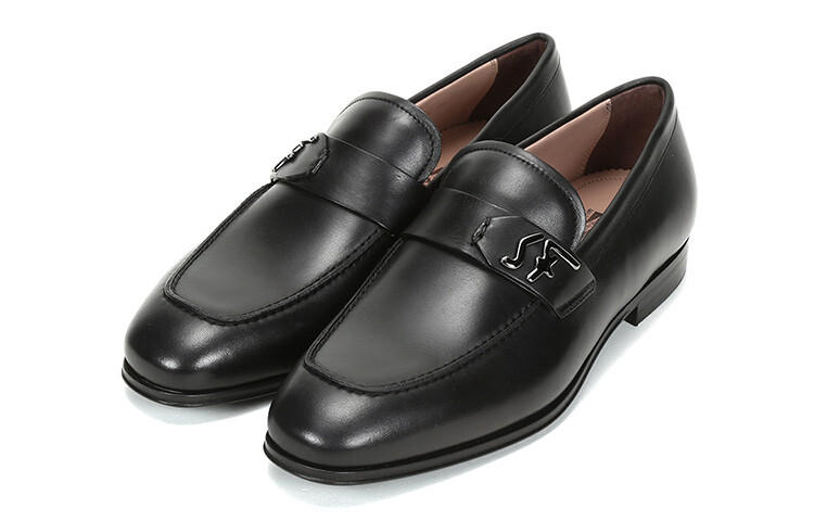 Мужские повседневные мужские низкие черные Ferragamo — фото 3