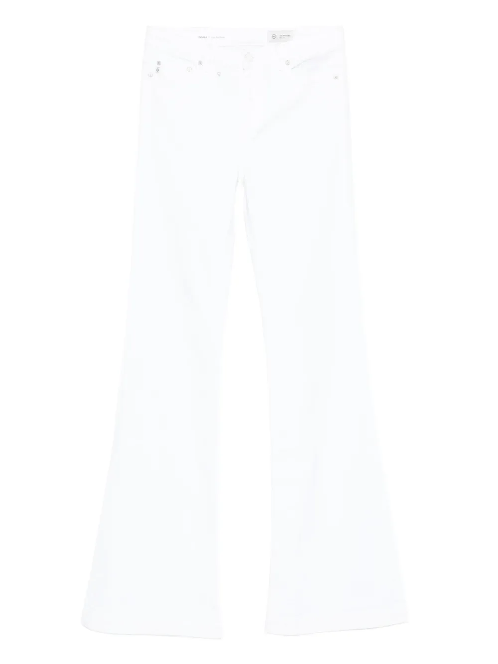 

Расклешенные джинсы AG Jeans, белый