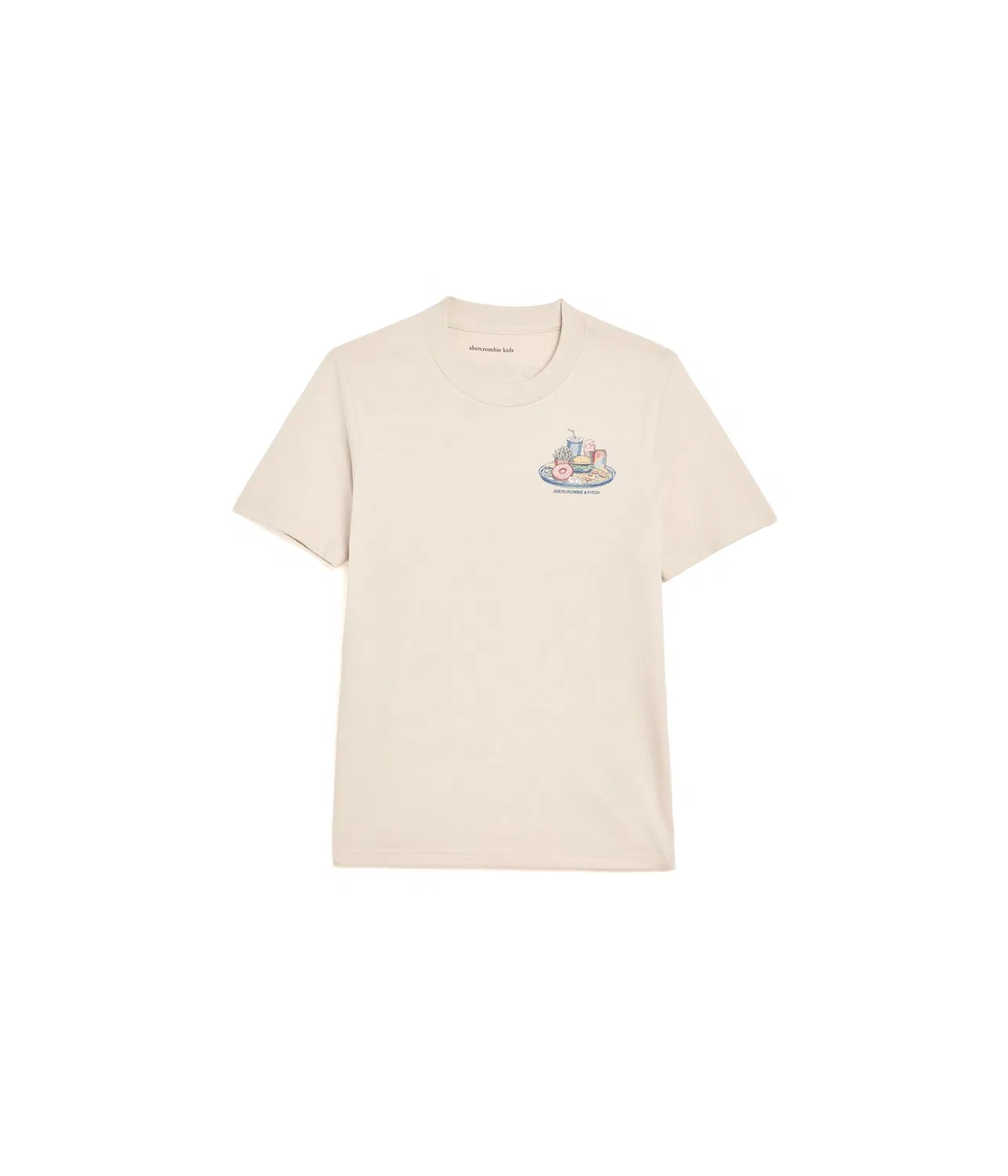 Футболка «Бистро» (для детей постарше) Abercrombie Kids, Oatmeal