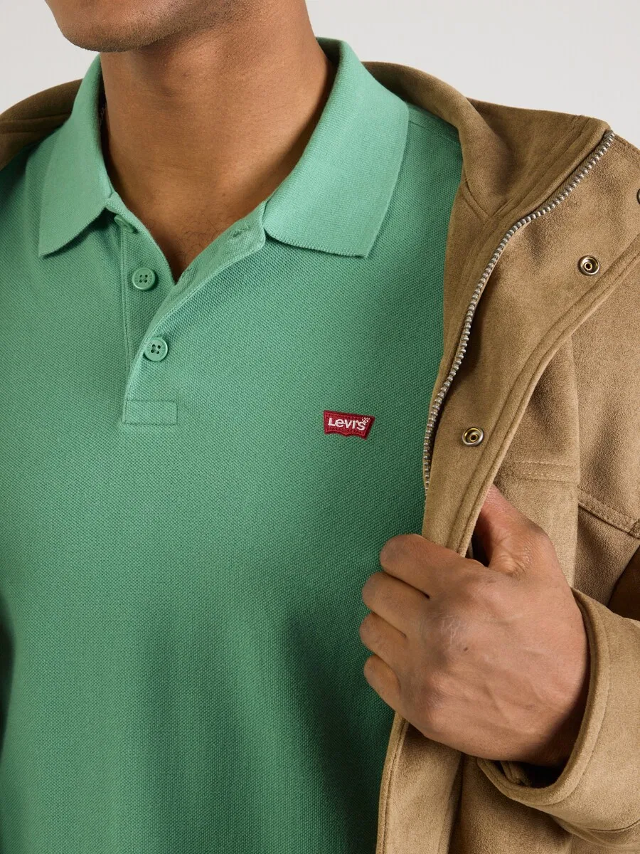 Футболка LEVI'S Housemark цвета лайм — фото 3