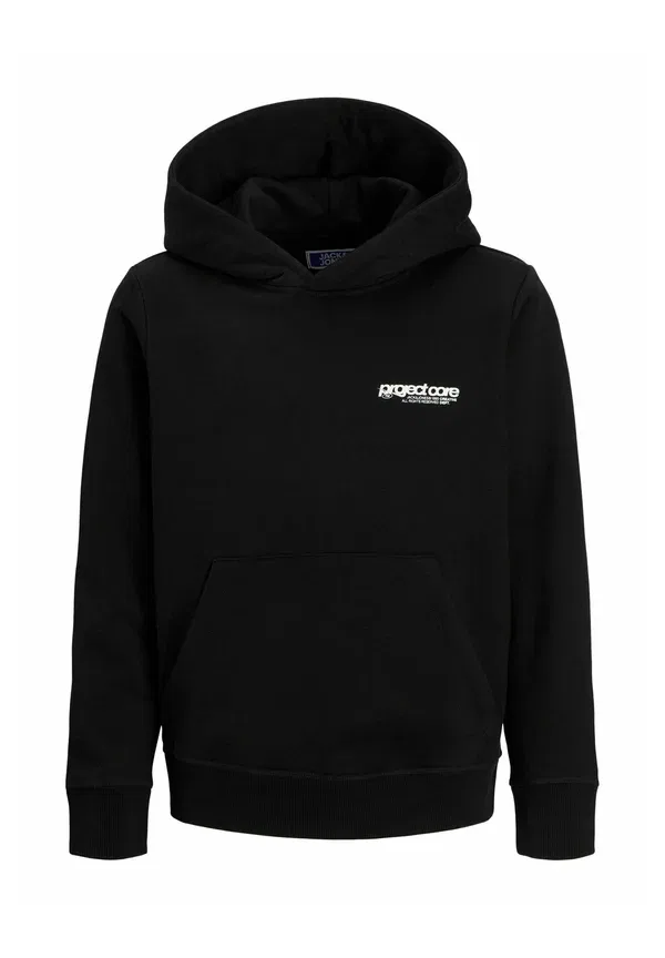 Худи Backprintet junior Jack & Jones Junior, черный — фото 4