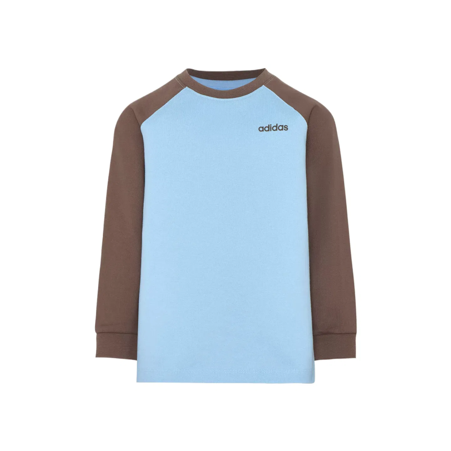 Детская футболка с круглым вырезом Stratum Dark Earthy Brown Adidas, Темно-коричневый