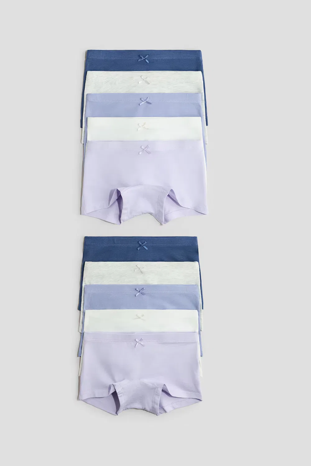 Упаковка из 10 боксерских трусов H&M, Helllila/Blau