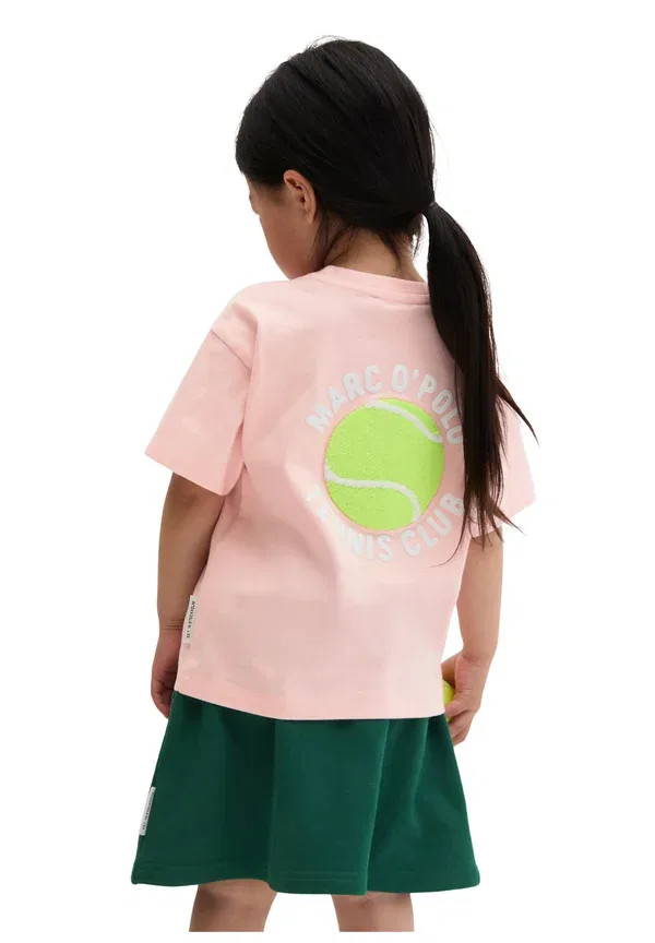Футболка хлопковая Kids-unisex t-shirt с теннисным мячом, Red Marc O'Polo, красный