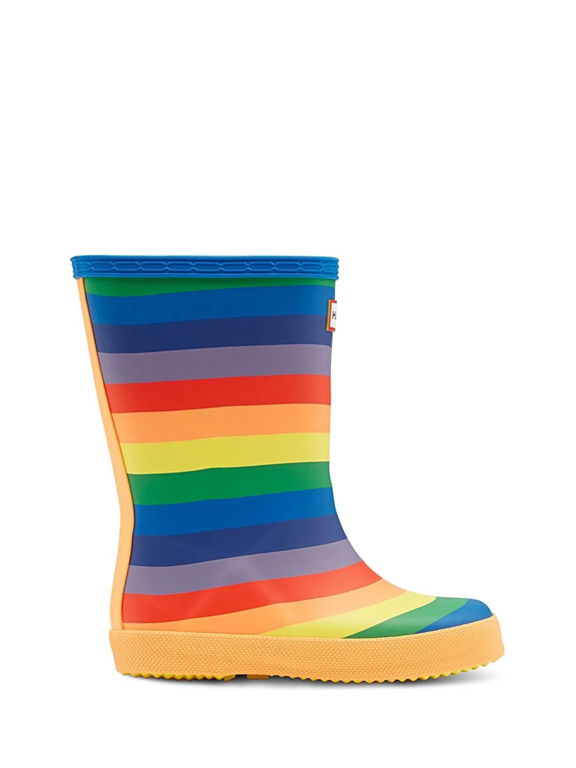Сапоги резиновые First Classic Rainbow Print Hunter, желтый — фото 2