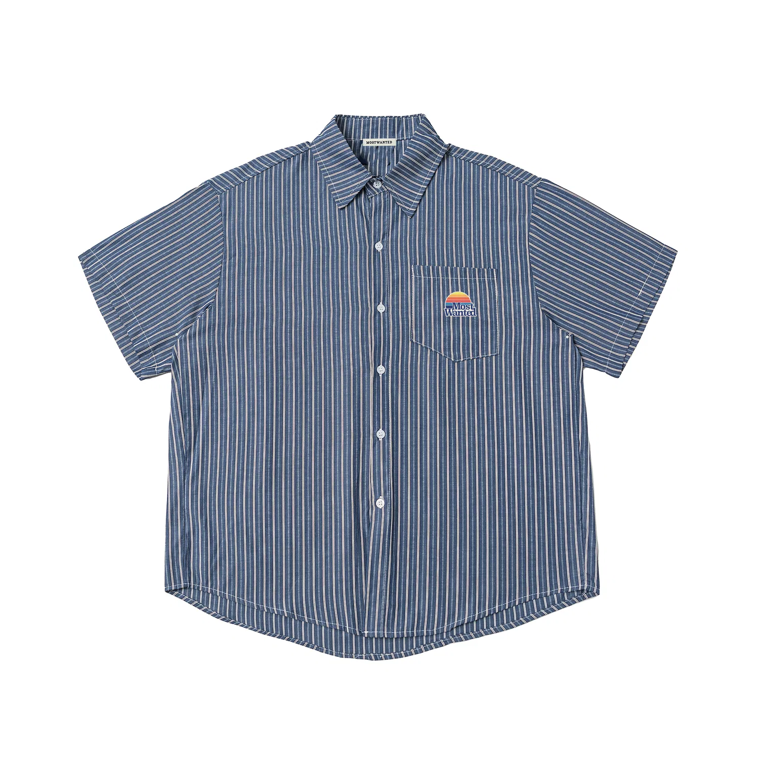 Детская рубашка с воротником Мoderate MostwantedLab, Navy Blue