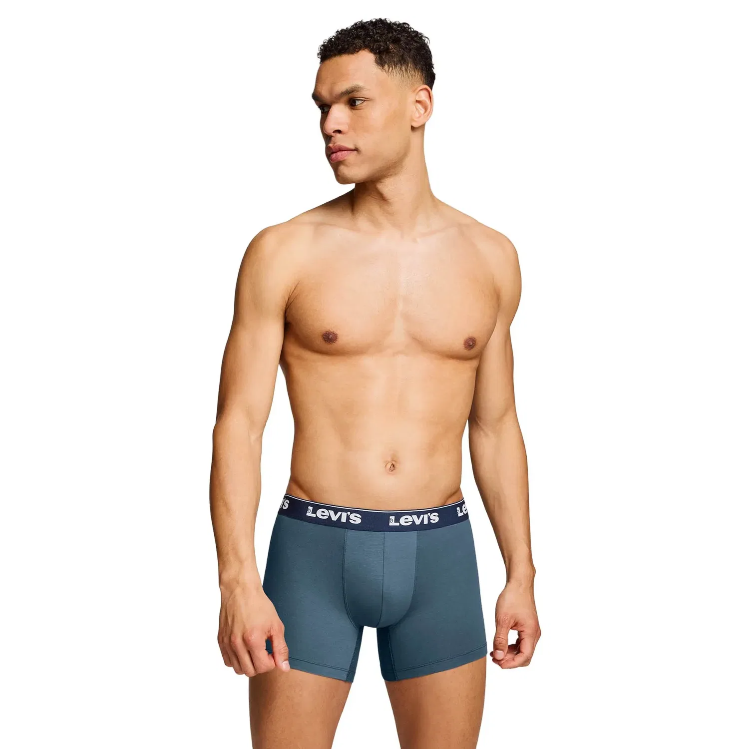Мужские боксеры 3 шт Levi's, Dark Blue — фото 3