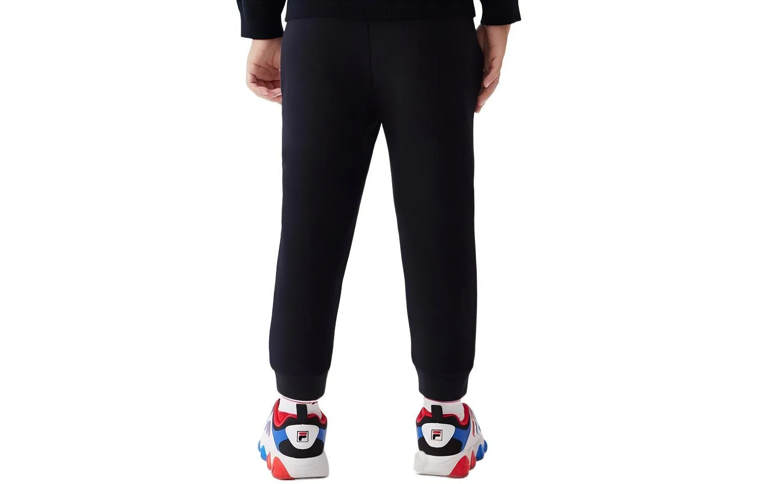 Детские трикотажные спортивные штаны с длинным рукавом Marine Blue FILA KIDS, Marine Blue — фото 3
