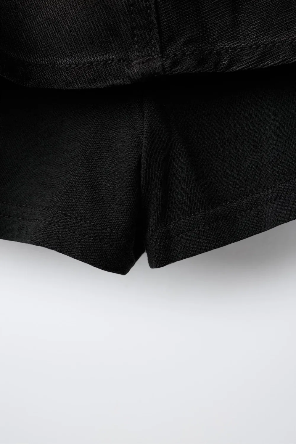 Джинсовая юбка с оборками ZARA, Black — фото 4