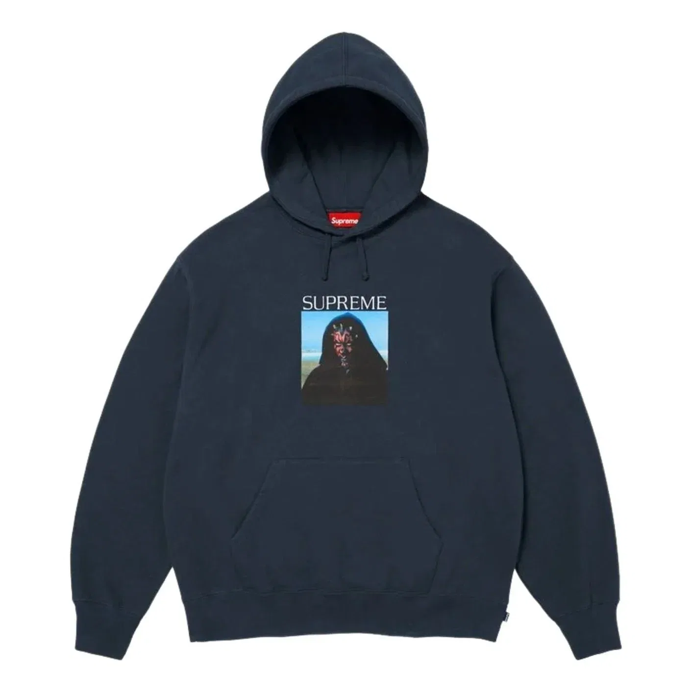 Мужское худи FW26 Sith Hooded Sweatshirt 'Navy' Supreme, темно-синий