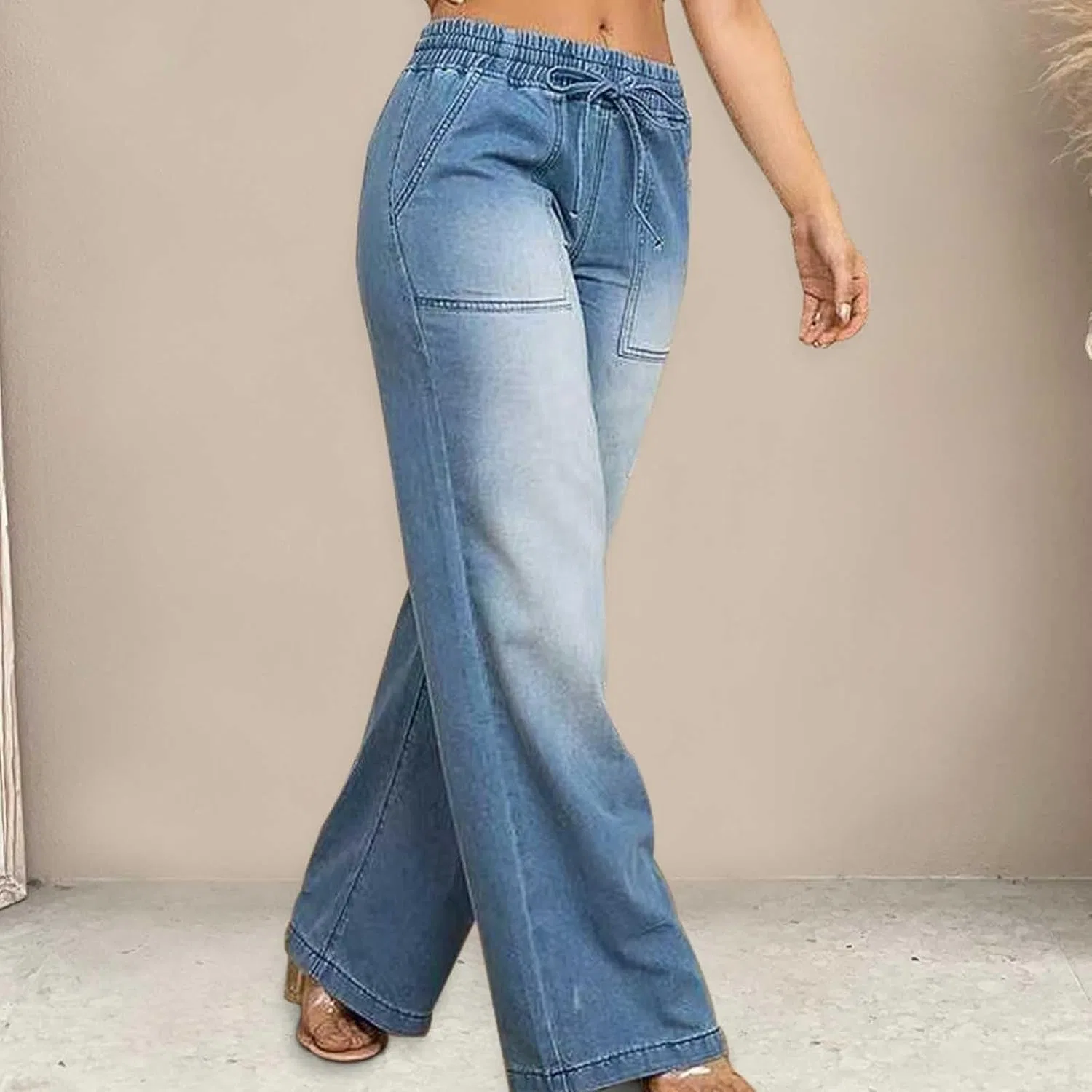 Джинсы boyfriend Light Blue — фото 3