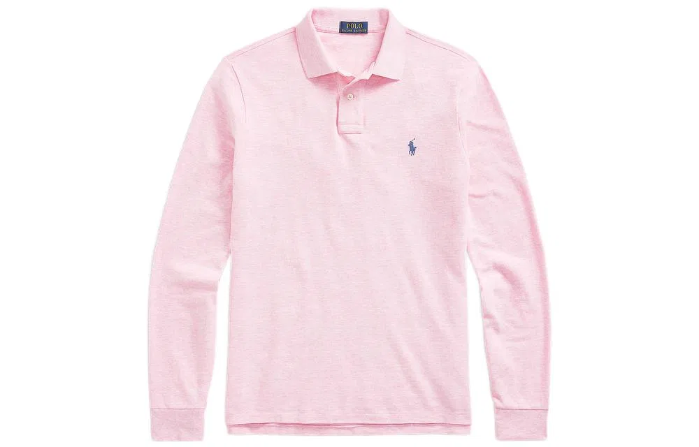 Мужское поло с коротким рукавом Custom Slim Fit Polo Ralph Lauren, Pink