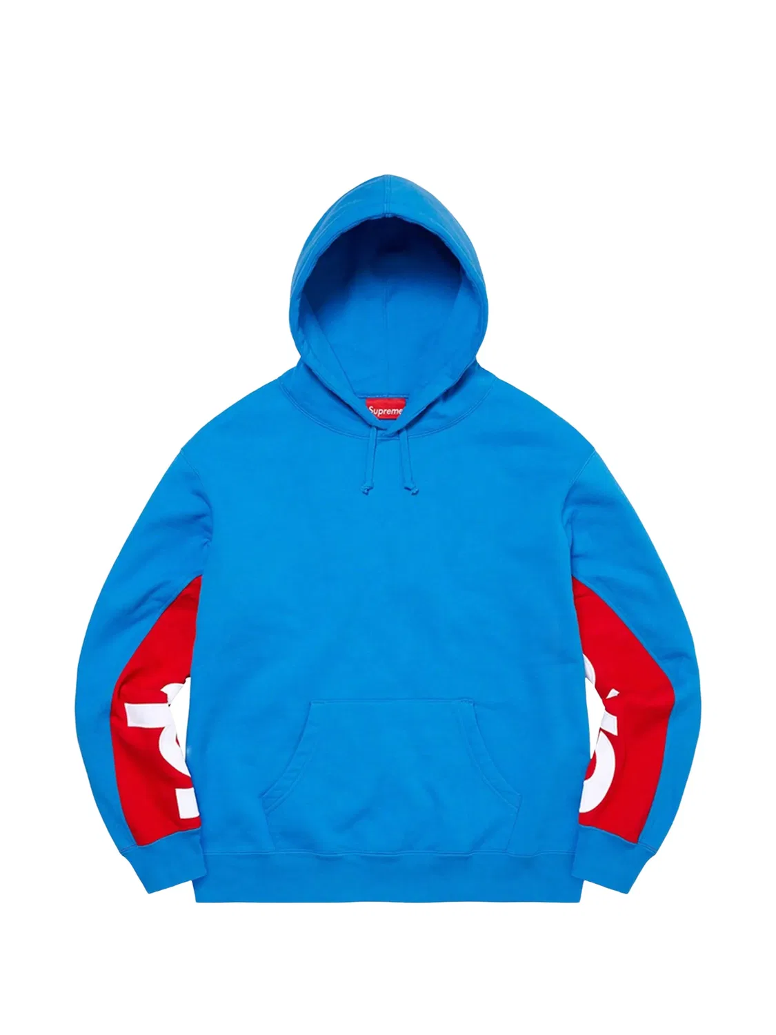 Укороченное худи Supreme, синий