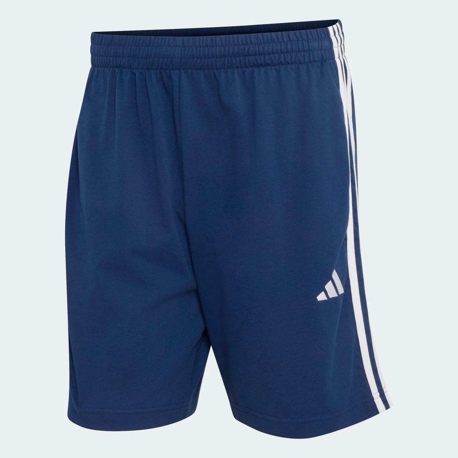 Мужские спортивные шорты с 3-полосным дизайном Essentials Adidas, Navyblau Weiss — фото 2