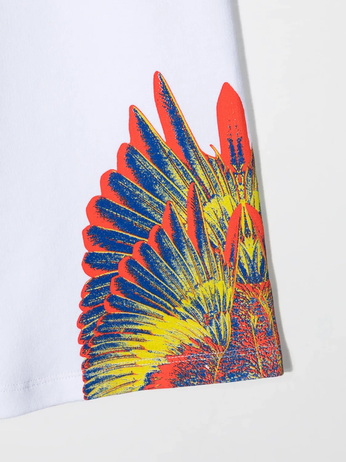 Трековые шорты с принтом крыльев Marcelo Burlon County of Milan, белый — фото 3