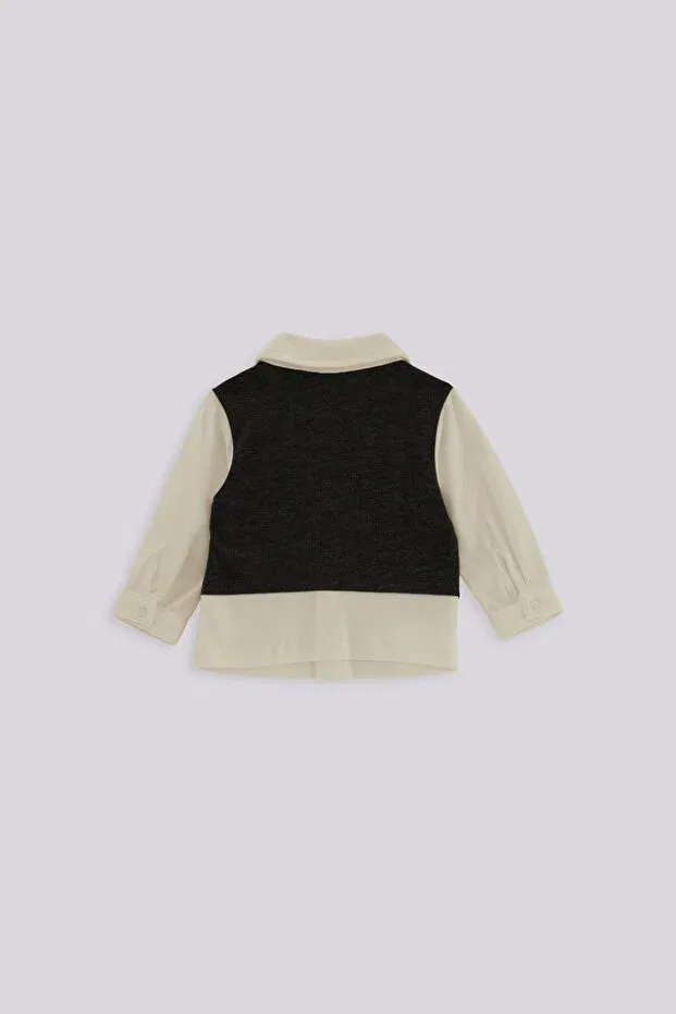 Детская рубашка для мальчиков с длинным рукавом Layette, Colored — фото 3