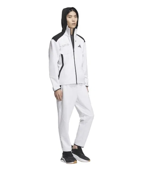 Мужская куртка-худи с капюшоном из двойного трикотажа Adidas — фото 3