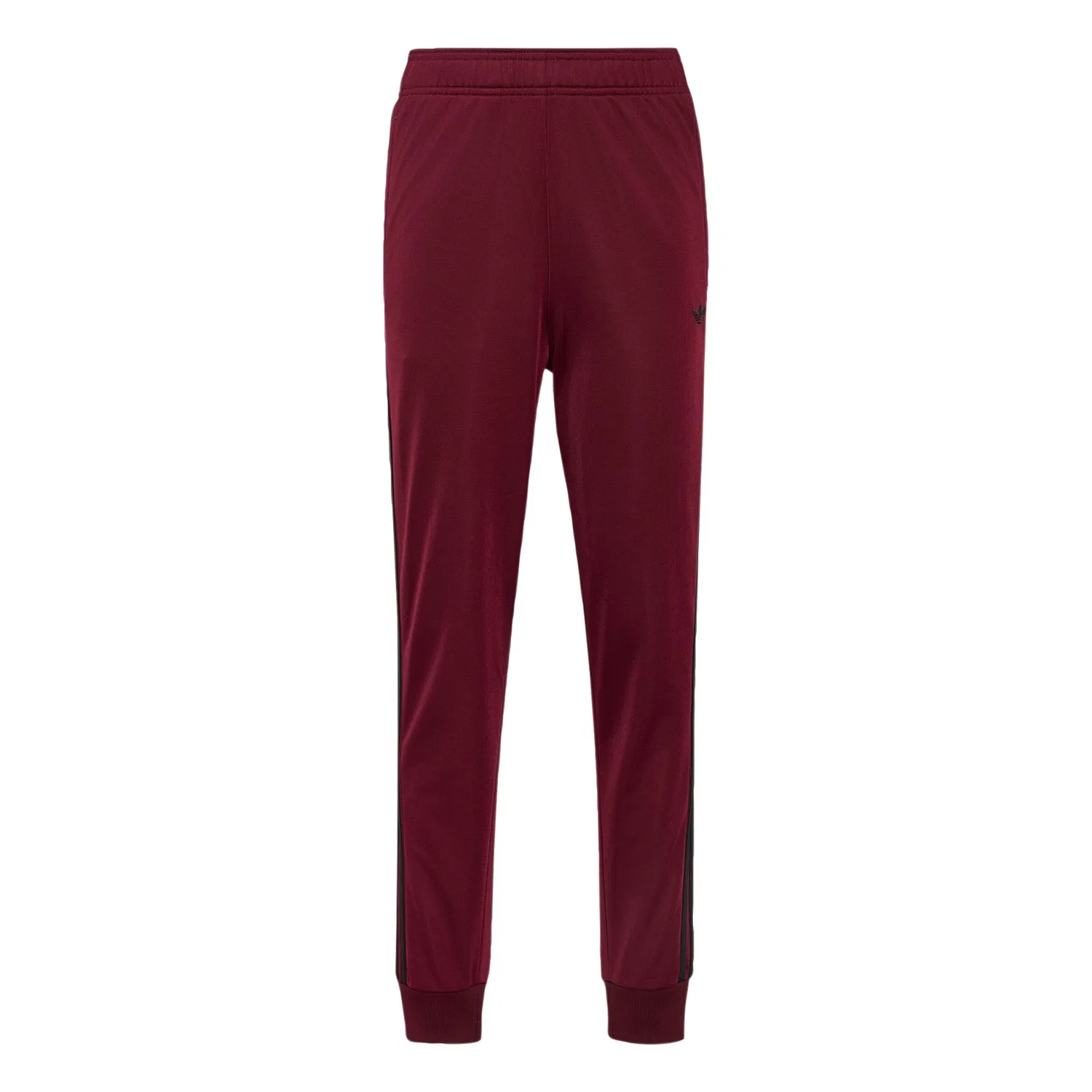 Зауженные брюки Adidas Originals SST рубиново-красного цвета