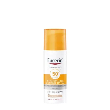 Солнцезащитный крем для лица с тональным эффектом Eucerin Photoaging Control CC Cream SPF50, 50 мл