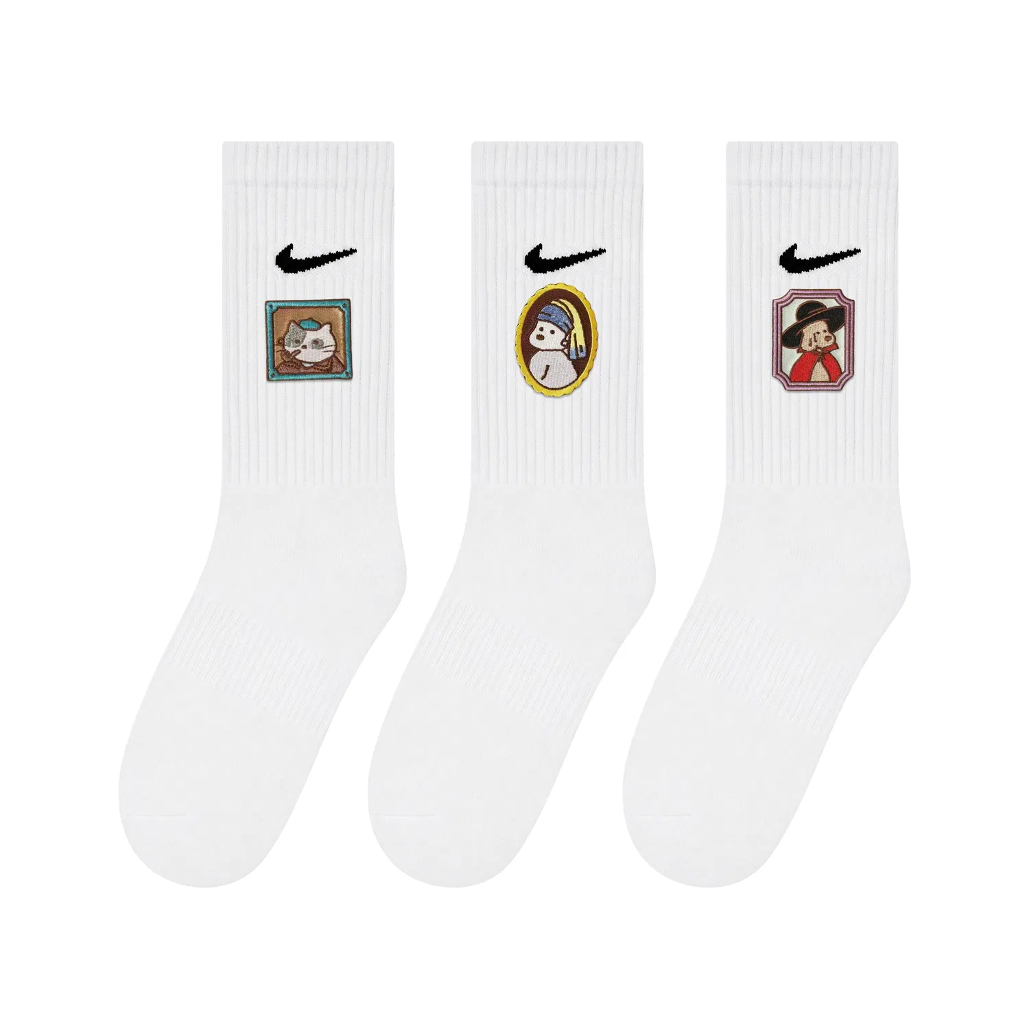 Носки школьные Nike, White