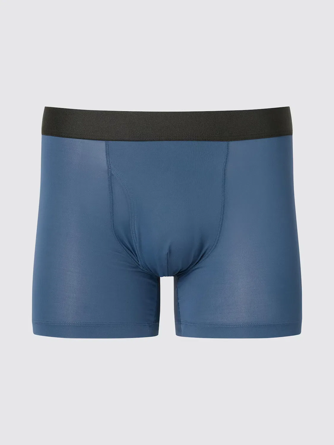 Боксеры Airism Uniqlo, мужские, с передним вырезом, синий