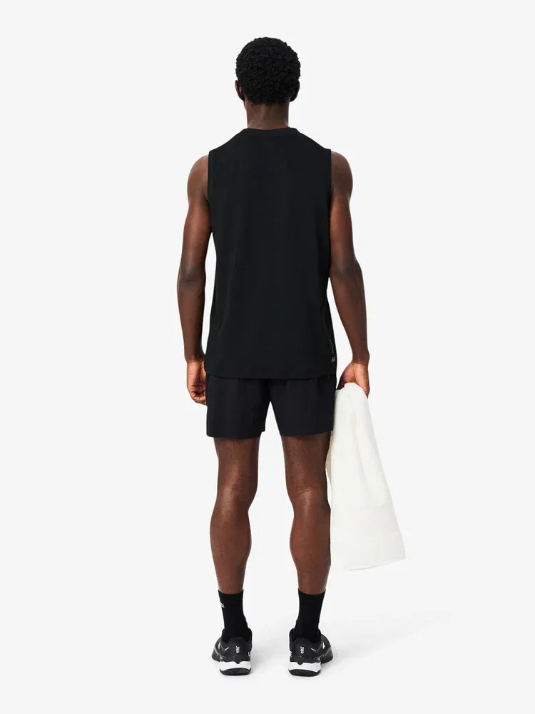 Шорты тканые Premium Essential LACOSTE, Black — фото 3